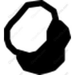 Abstract Black Shape
