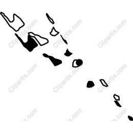 Abstract Black Outline