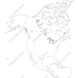 North America Detailed Map