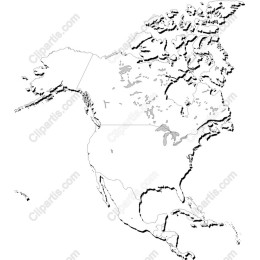 North America Detailed Map
