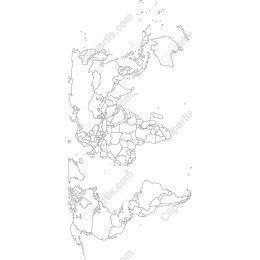 South America Outline Map