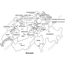 Switzerland Map