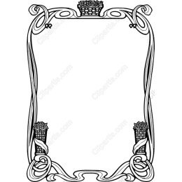 Vintage Floral Frame - Elegant