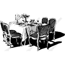 Elegant Dining Table
