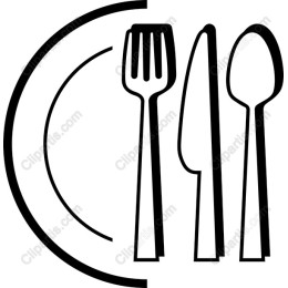 Minimalist Dining Plate and Cutlery