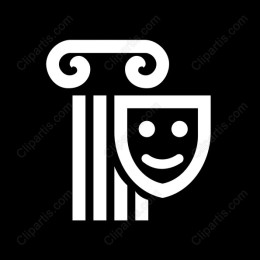 Cheerful Column and Shield