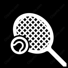 Tennis Racket and Ball