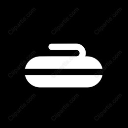 Sleek Curling Stone