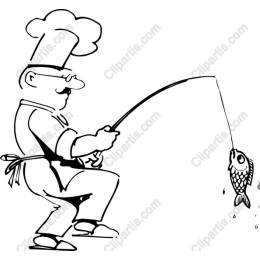 Chef Fishing for Dinner