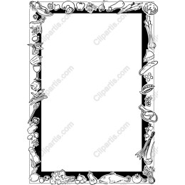Elegant Food Border