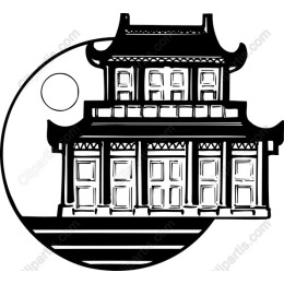 Elegant Asian Pagoda