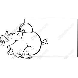 Playful Pig