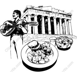 Authentic Greek Musician and Culinary Delight
