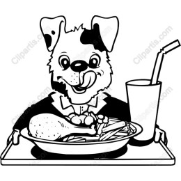 Whimsical Dog in Tuxedo