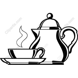 Elegant Teapot and Cup