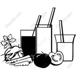 Fresh Juice and Vegetable