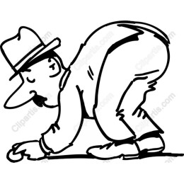 Crouching Character