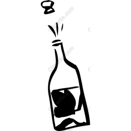 Uncorked Bottle