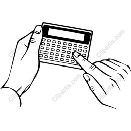 Hand Holding Calculator