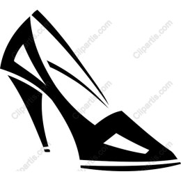 Elegant High-Heeled Shoe