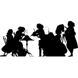 Silhouette Musicians
