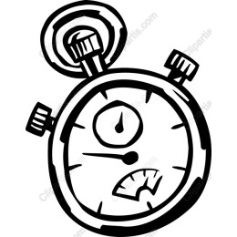 Hand-Drawn Stopwatch