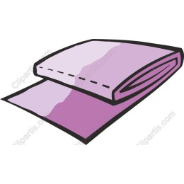 Folded Purple Sheet