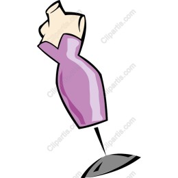 Elegant Purple Dress Form