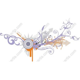 Vibrant Abstract Floral