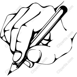 Hand Holding Pencil