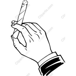 Stylish Hand Gesture - Cigarette Holding
