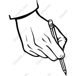 Hand Holding Pencil