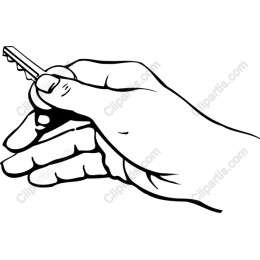 Hand Holding Key