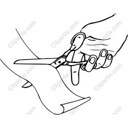 Hand with Scissors
