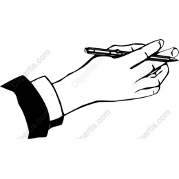 Hand Holding Pen
