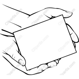 Elegant Hand-Held Blank Card
