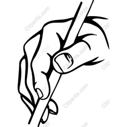 Hand Holding Pencil