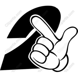 Number Two Hand Gesture