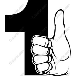 Thumbs Up & Number One