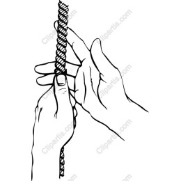 Hands Holding a Rope