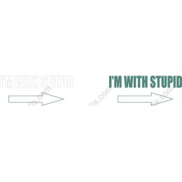I'M WITH STUPID