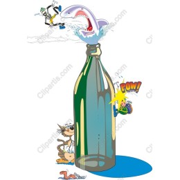 Whimsical Shark and Friends