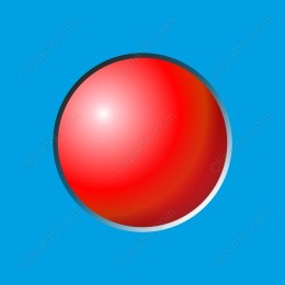Lustrous Red Sphere
