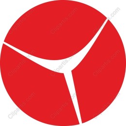 Vibrant Abstract Red Circle