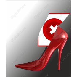 Elegant Red High Heel