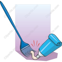 Vibrant Paintbrush and Paint Tube