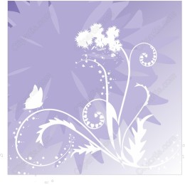 Elegant Floral with Butterfly
