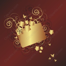 Golden Floral Elegance