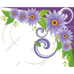 Charming Purple Floral