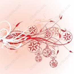 Elegant Christmas Ornaments in Red